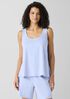 Organic Cotton Interlock U-Neck Sleep Tank