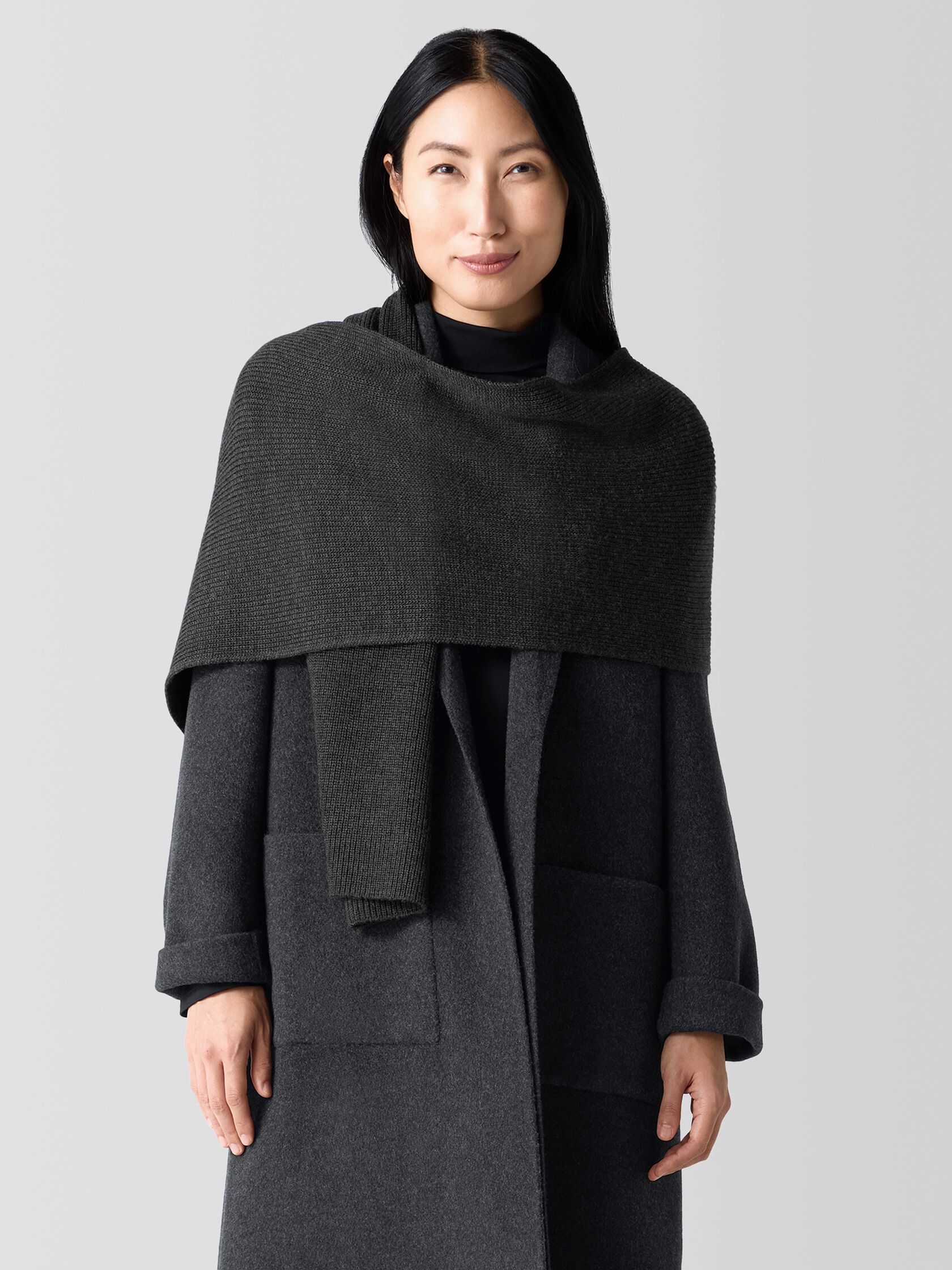 Merino Scarf in Regenerative Wool