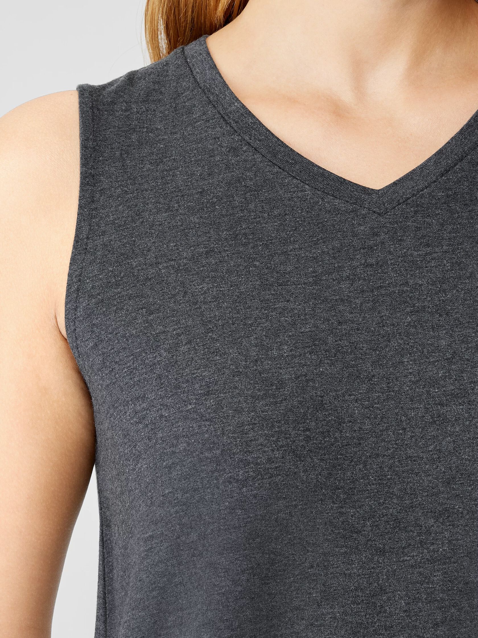 Fine Jersey V-Neck Tank