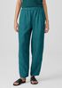 Washed Organic Linen Délavé Lantern Pant