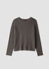 Superfine Merino Crew Neck Top in Regenerative Wool