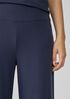 Stretch Jersey Knit Wide-Leg Pant