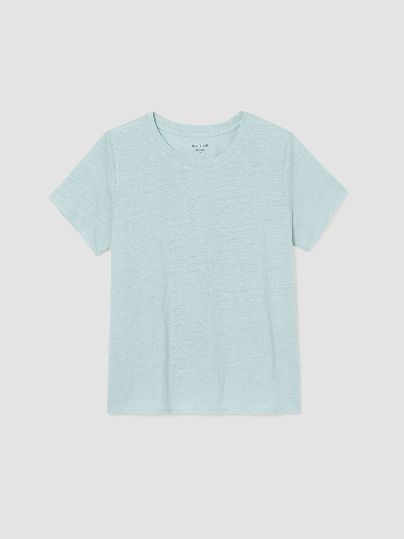 Organic Linen Jersey Crew Neck Tee