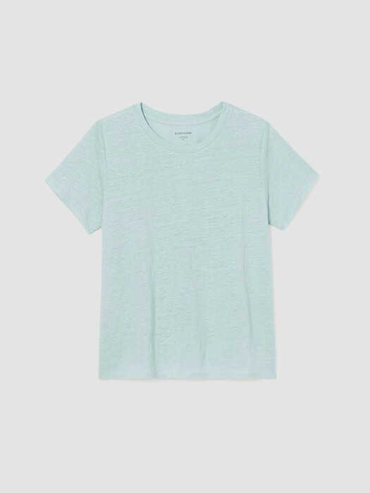 Organic Linen Jersey Crew Neck Tee