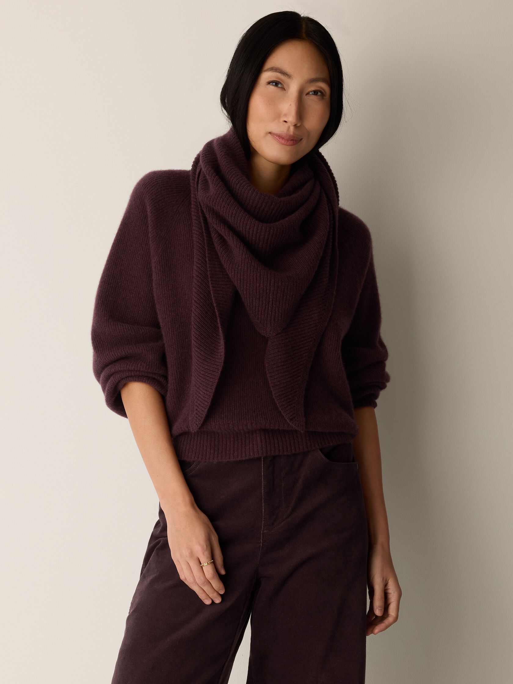 Italian Cashmere Triangle Scarf