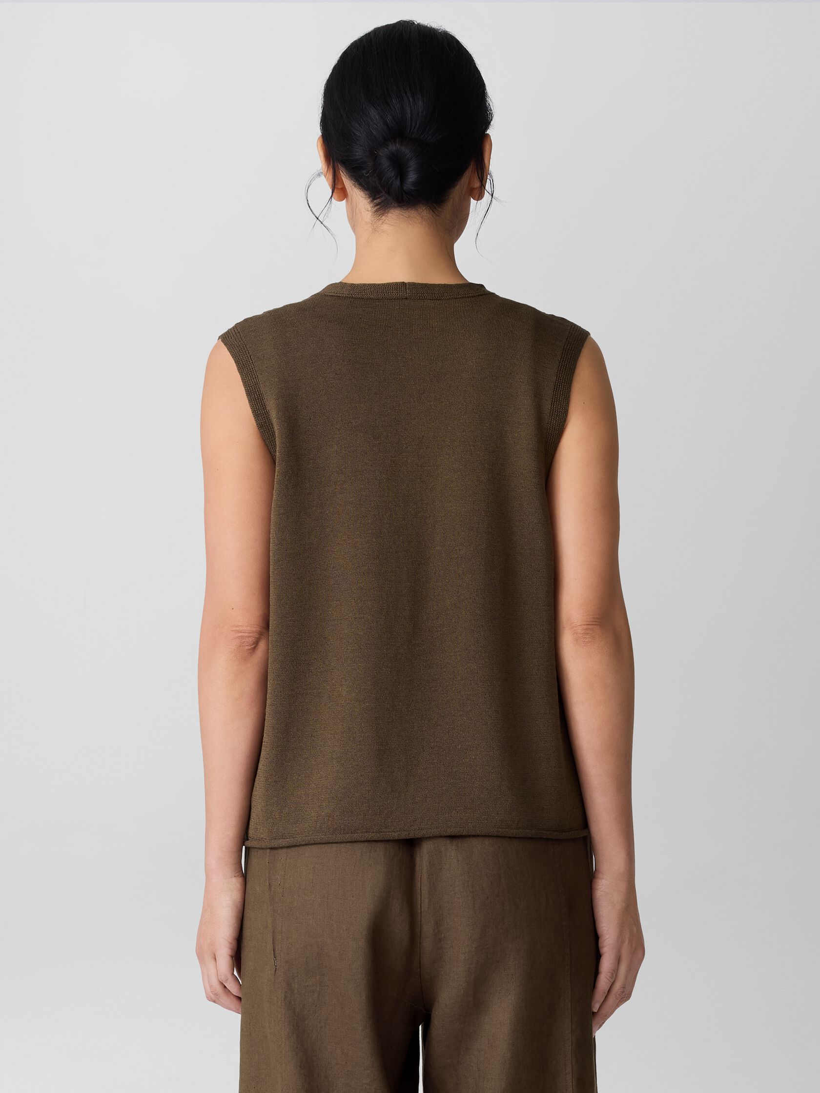 Organic Linen Cotton Vest