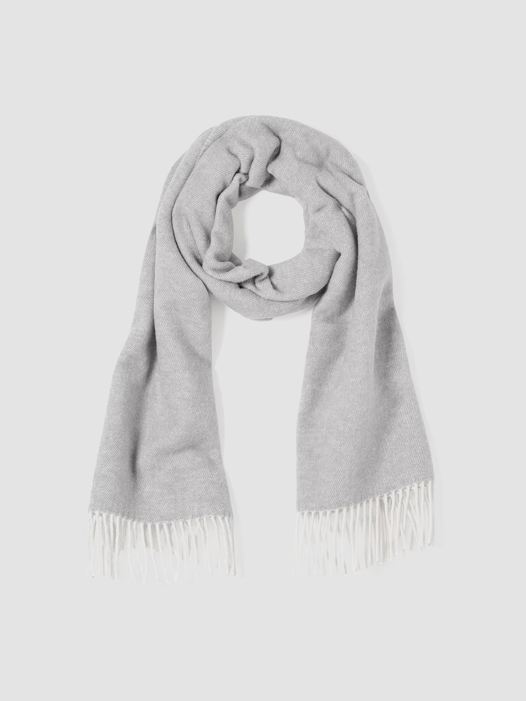 Brushed Recycled Cotton Cashmere Scarf