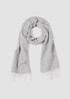 Brushed Recycled Cotton Cashmere Scarf
