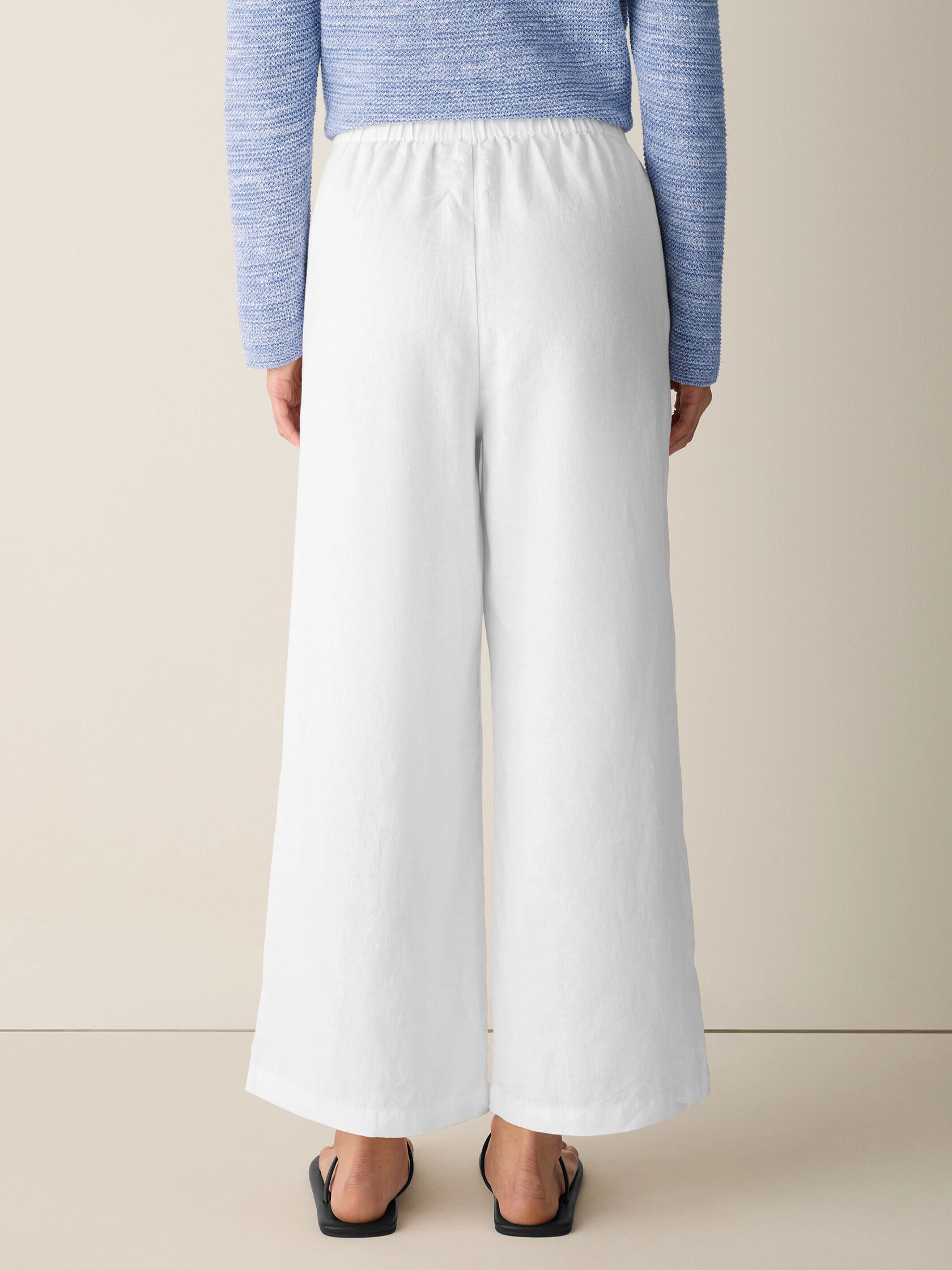 Organic Linen Wide-Leg Pant