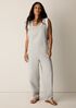 Slubby Organic Cotton Linen Overalls