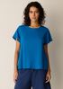 Organic Cotton Slubby Jersey Crew Neck Tee