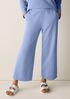 Garment-Dyed Organic Cotton Terry Wide-Leg Pant
