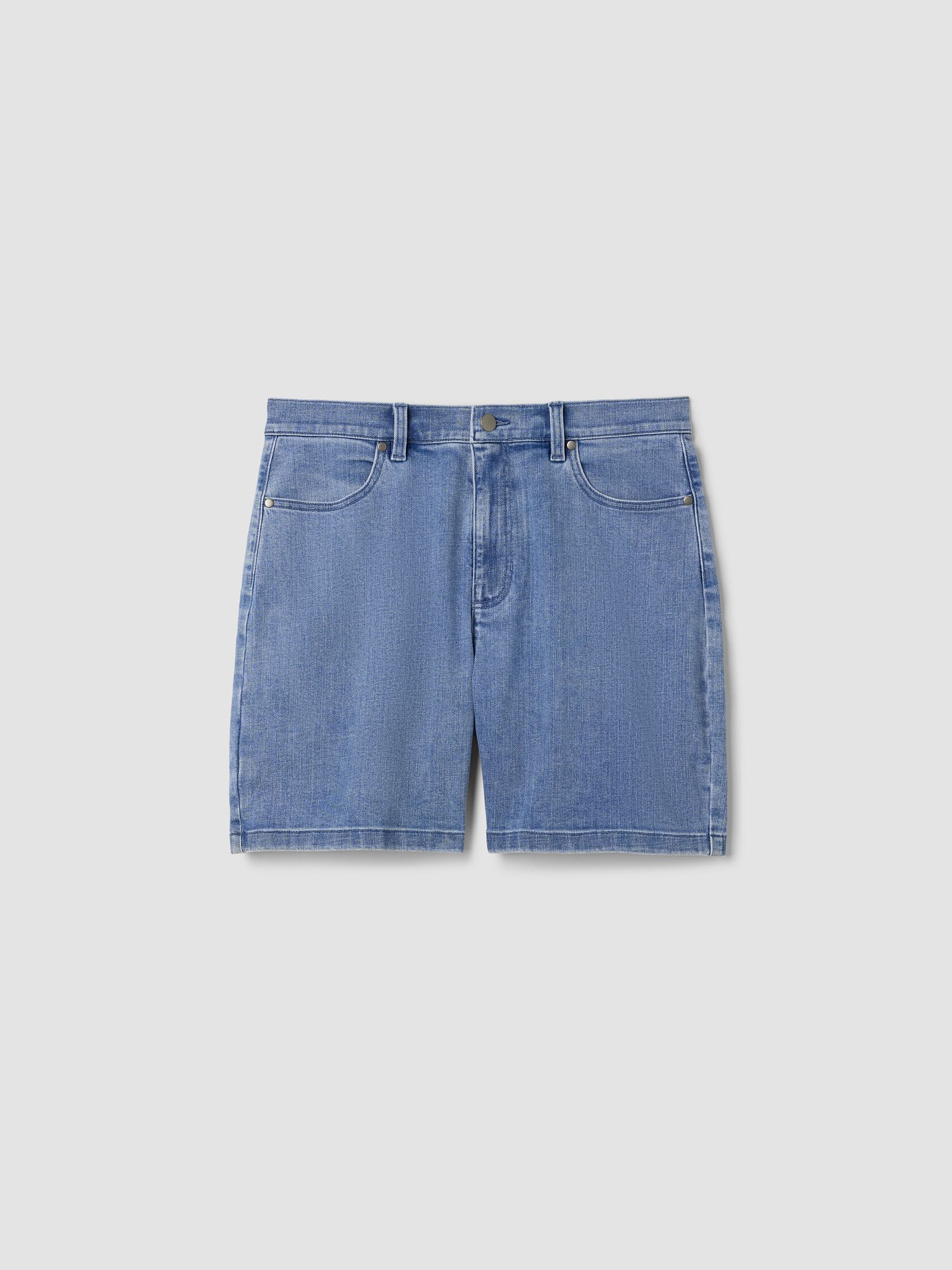 Cotton Stretch Denim Shorts
