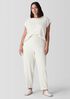 Textured Stretch Rib Lantern Pant