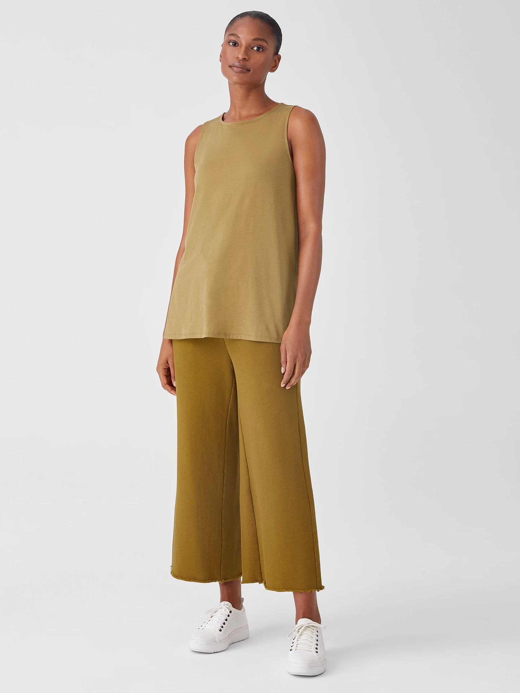 Organic Cotton Easy Jersey Round Neck Tank