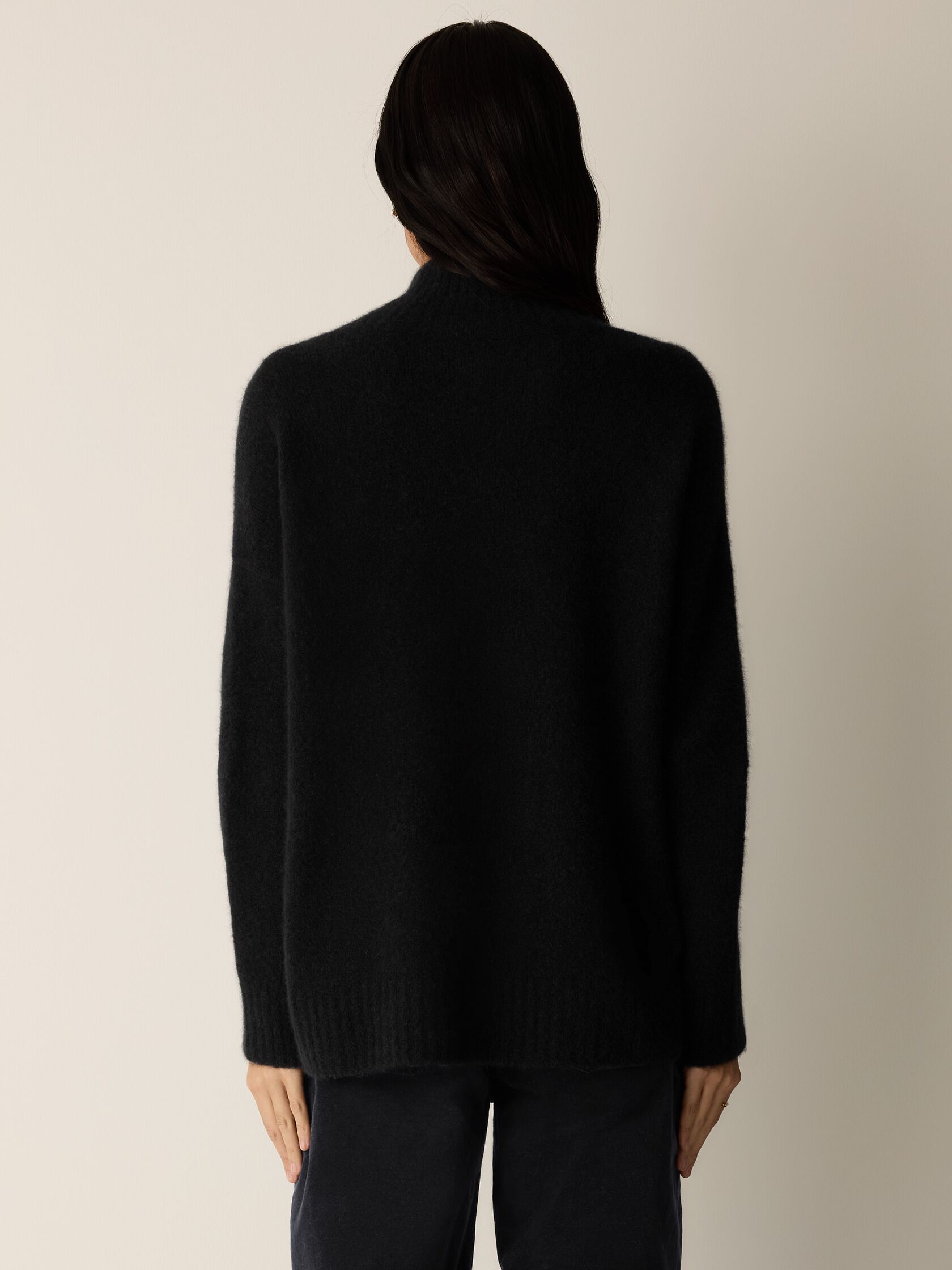 Cashmere Silk Bliss Turtleneck Top