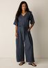 Airy Organic Cotton Twill Jumpsuit