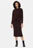 Stretch Silk Jersey Crew Neck Top
