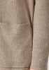 Organic Linen Delave High Collar Cardigan