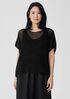 Organic Linen Délavé Bateau Neck Top