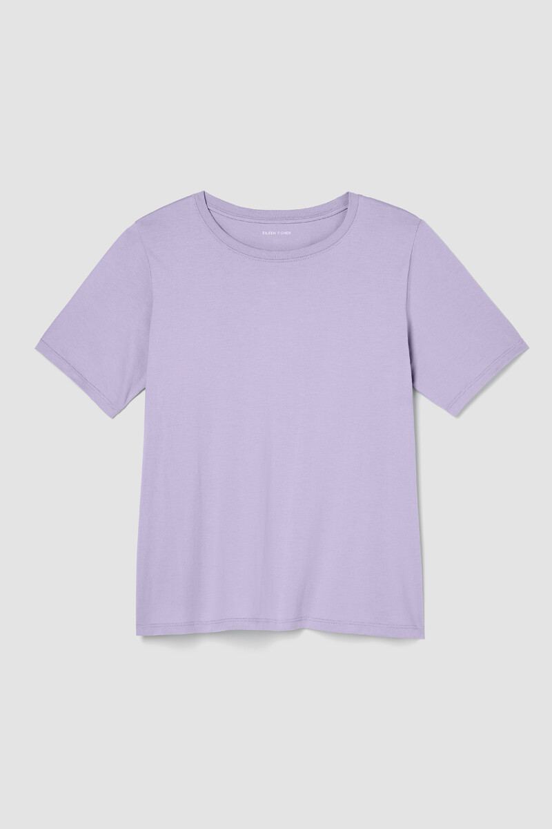 Organic Pima Cotton Jersey Round Neck Tee Organic Pima Cotton Jersey Round Neck Tee