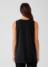 Stretch Jersey Knit V-Neck Tank