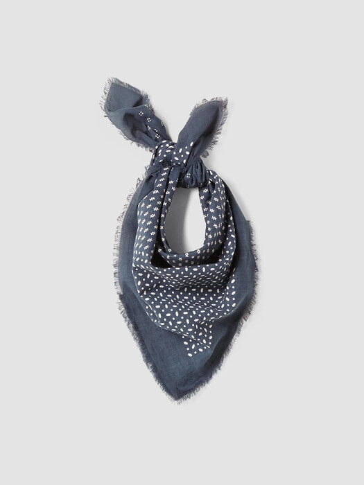Mini Print Cotton Bandana