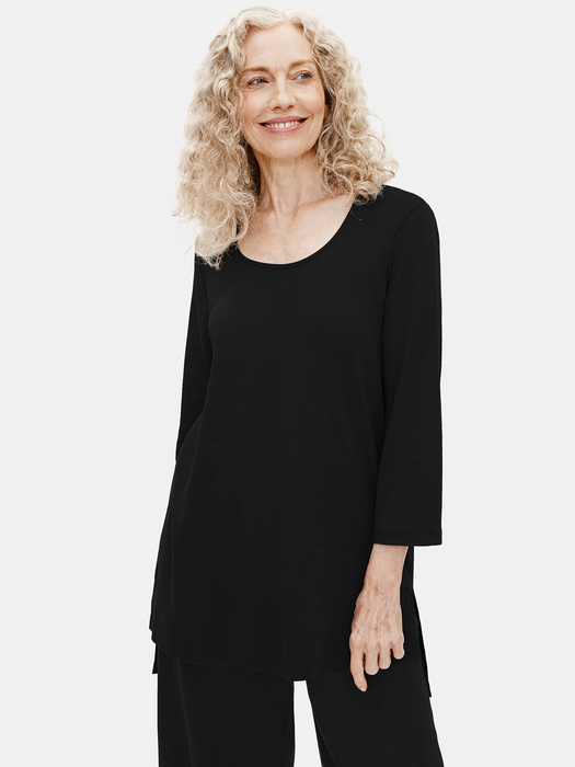 Cozy Organic Cotton Interlock Tunic