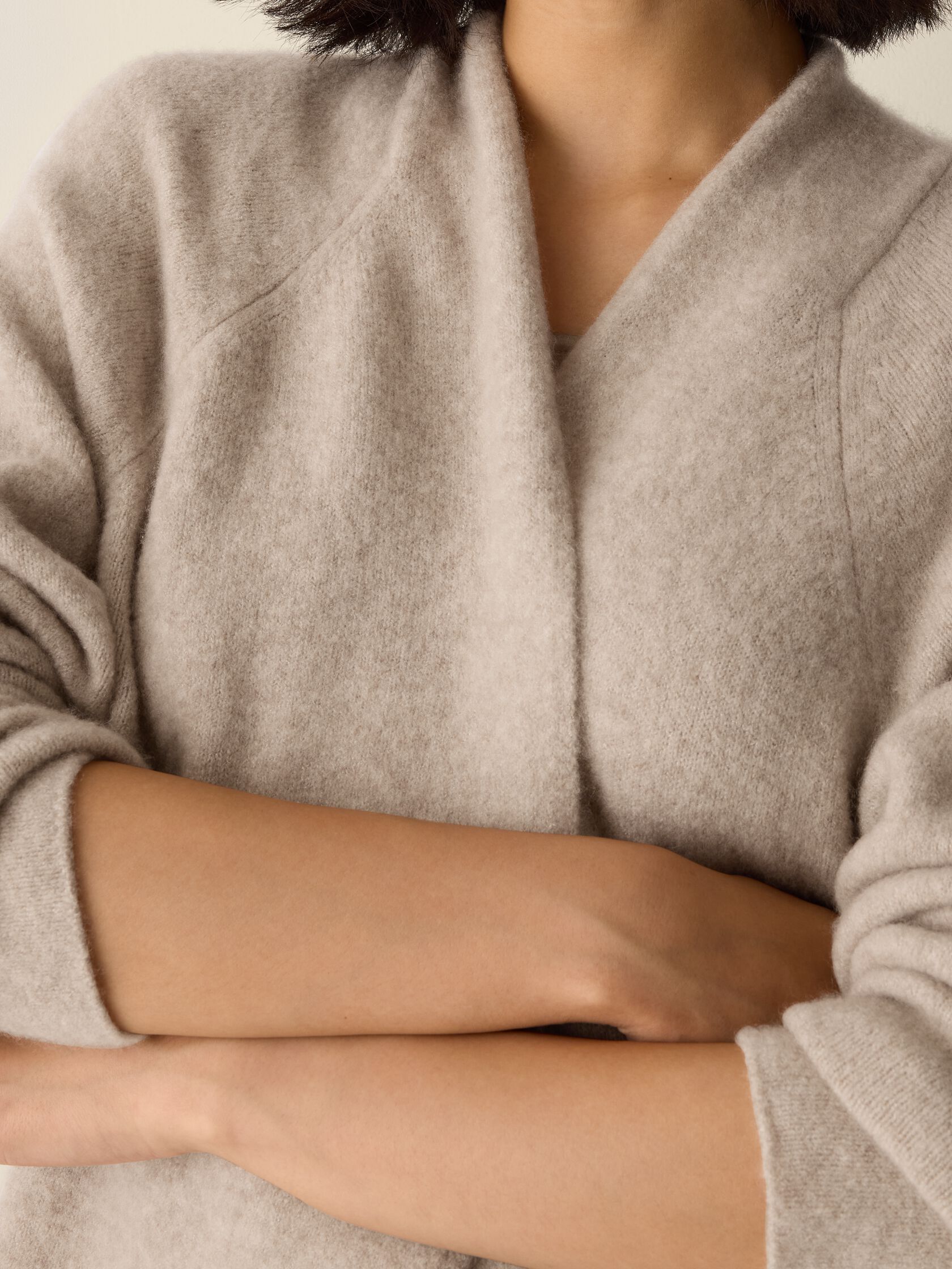 Cashmere Silk Boucle Bliss Long Cardigan