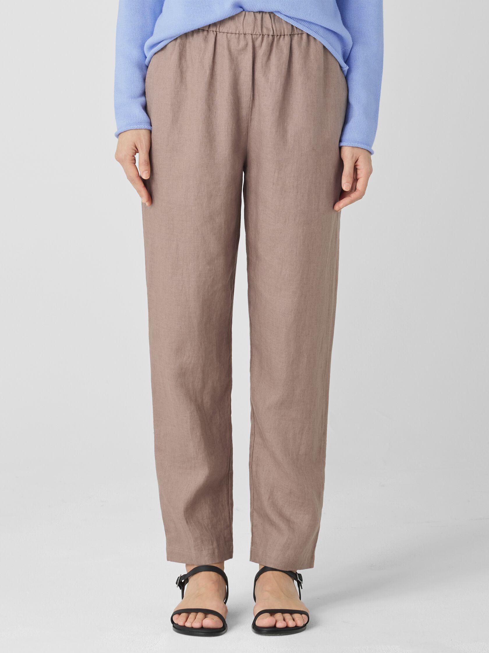 Organic Linen Tapered Pant