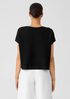 Organic Cotton Linen Slub Box-Top