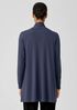 Stretch Jersey Knit Long Cardigan