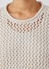 Peruvian Organic Cotton Boucle Crew Neck Top