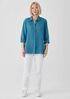 Organic Handkerchief Linen Classic Collar Shirt