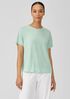Organic Linen Jersey Crew Neck Tee