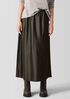 Stretch Silk Charmeuse Bias Skirt