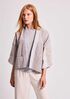 System Organic Cotton Jersey Melange Elbow-Sleeve Tee