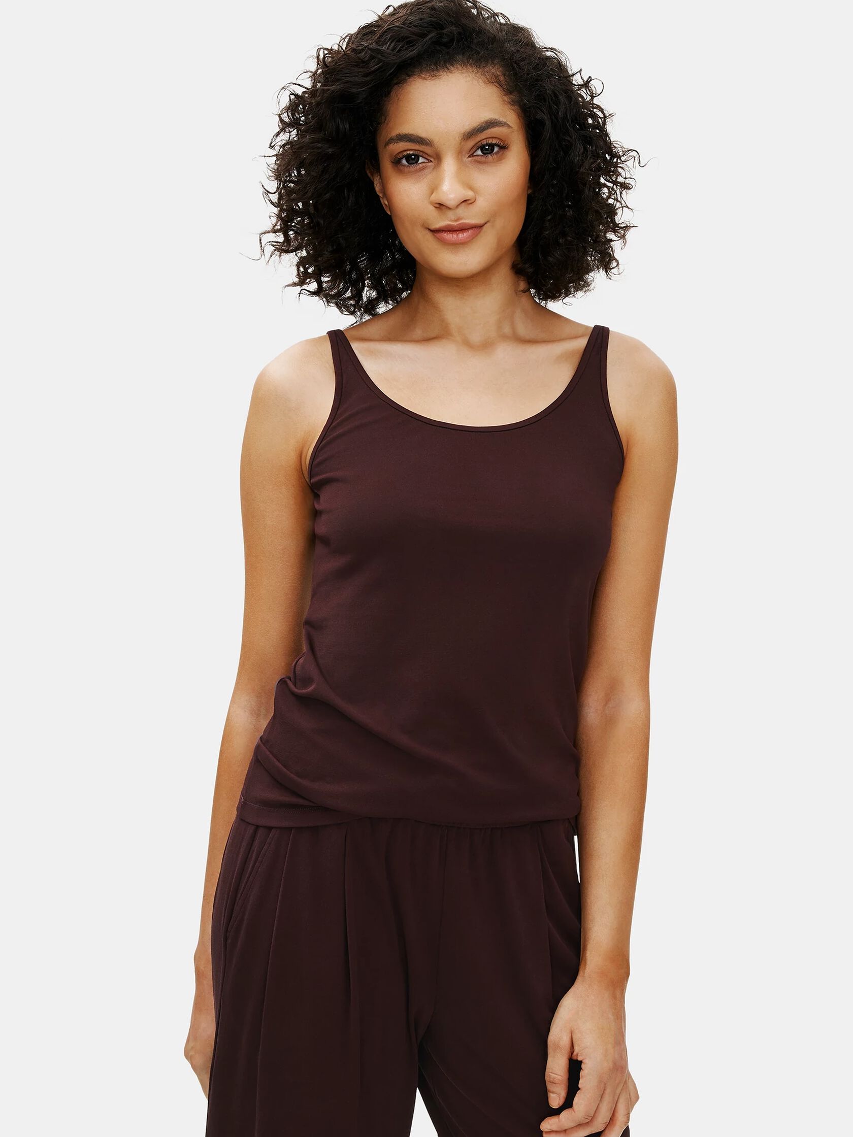 Stretch Silk Jersey Slim Cami