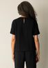 Organic Cotton Doubleweave Round Neck Top