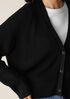 Peruvian Cotton Blend V-Neck Cardigan