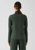 Fine Jersey Scrunch Neck Top