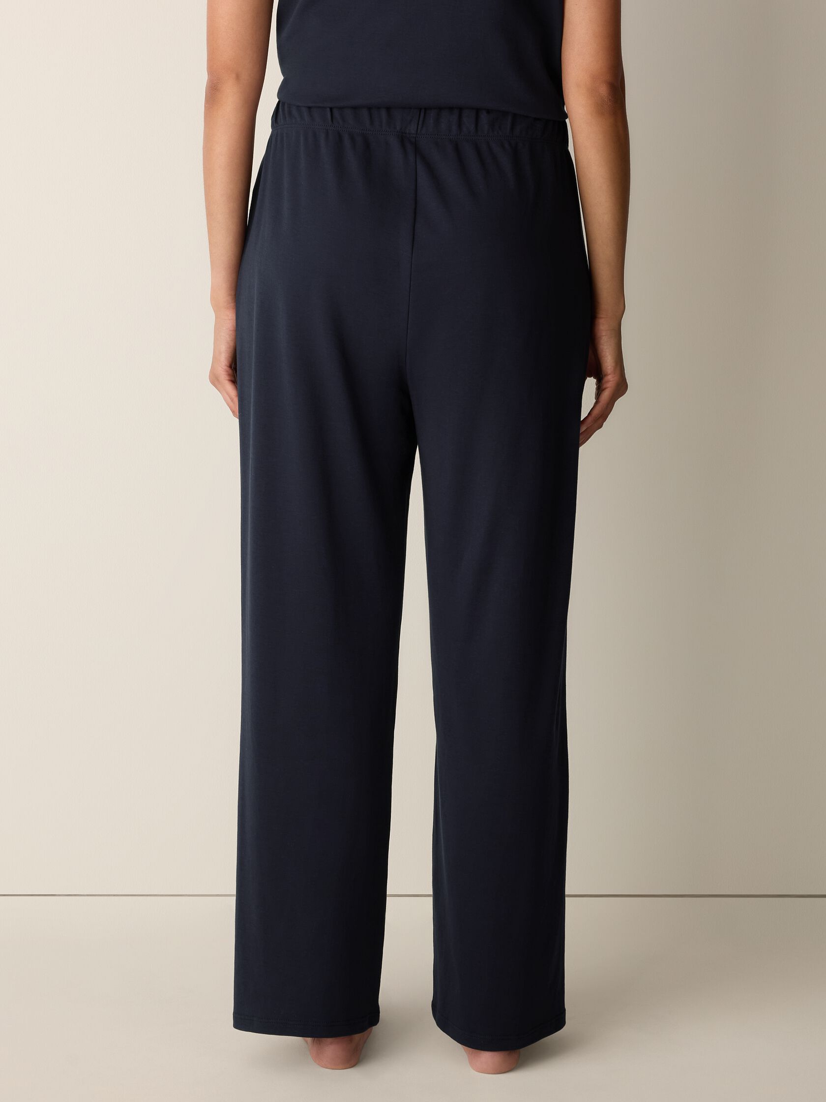 Organic Cotton Interlock Straight Sleep Pant