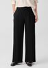 Silk Georgette Crepe Pintuck Pant