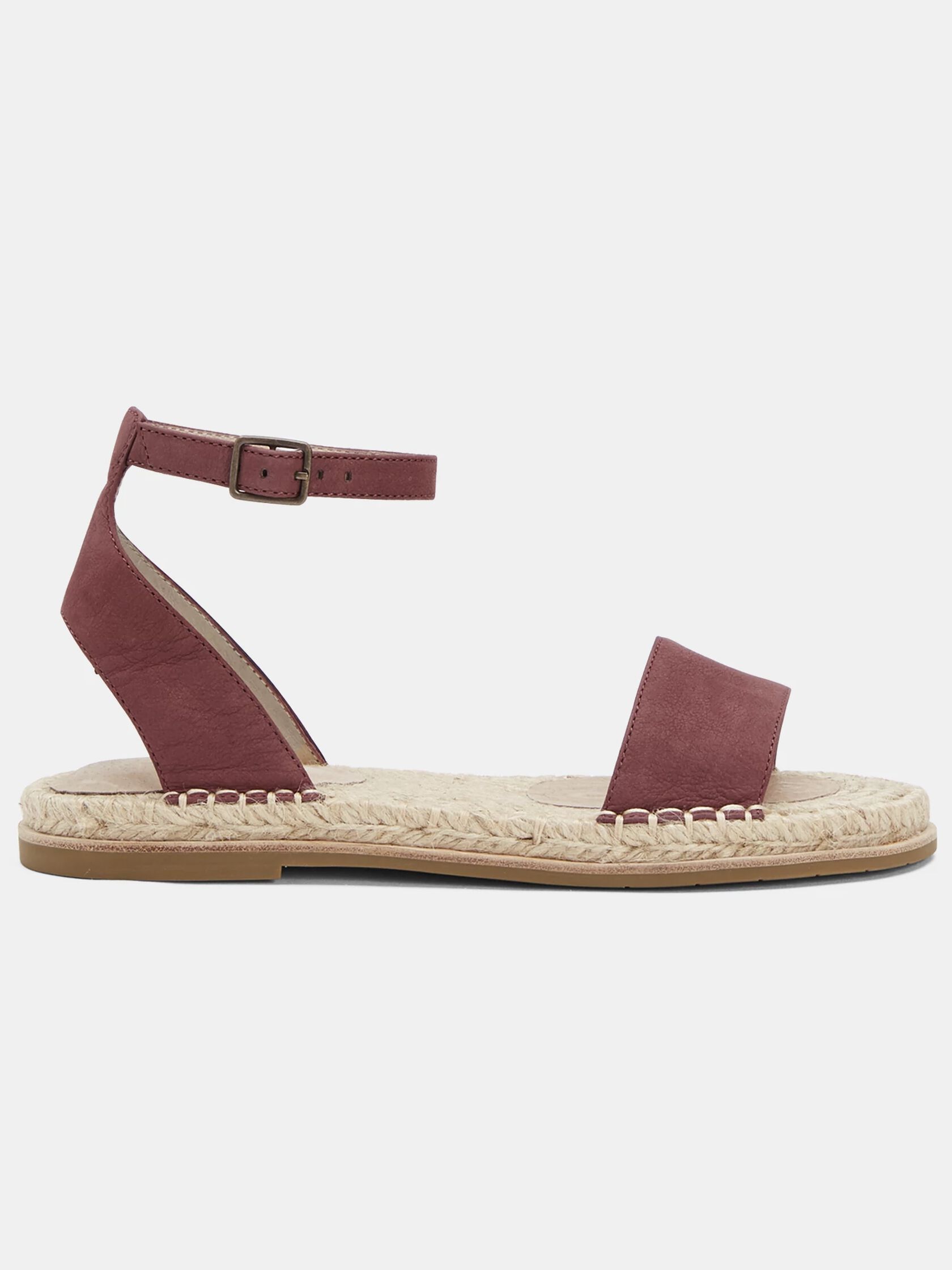 Mike Tumbled Leather Espadrille Sandal