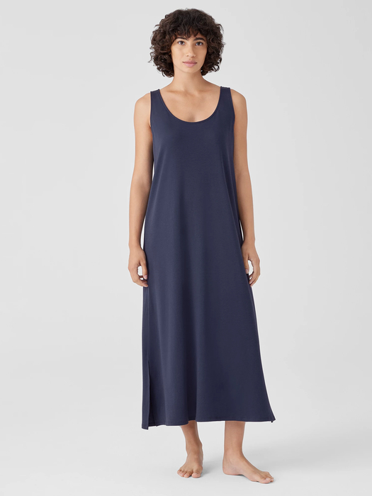 Organic Cotton Interlock Tank Sleep Dress