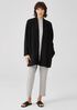 Brushed Organic Cotton Ridge Cardigan