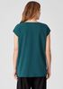 Traceable Organic Cotton Jersey Jewel Neck Top
