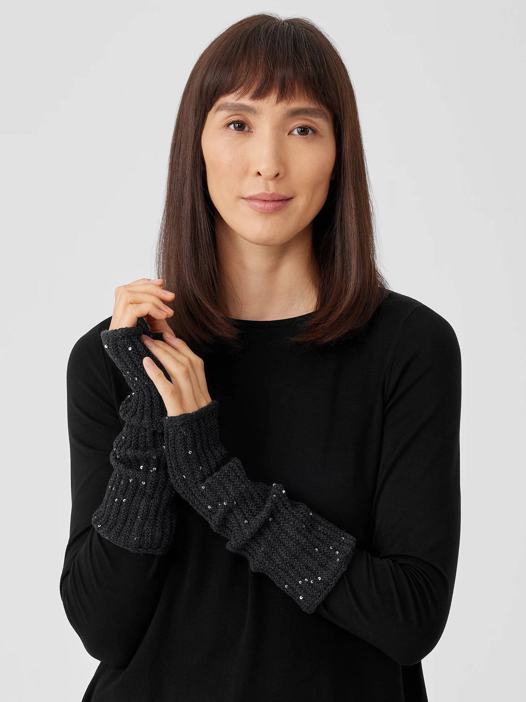 Merino Sequin Glovelettes