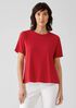 Organic Cotton Slub Crew Neck Tee
