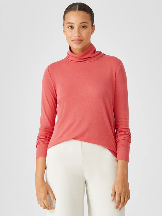 Ribbed Pima Cotton Blend Top